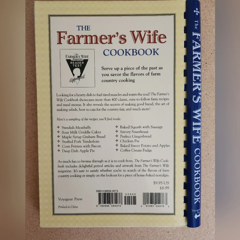 The Farmer's Wife Cookbook VTG 1996